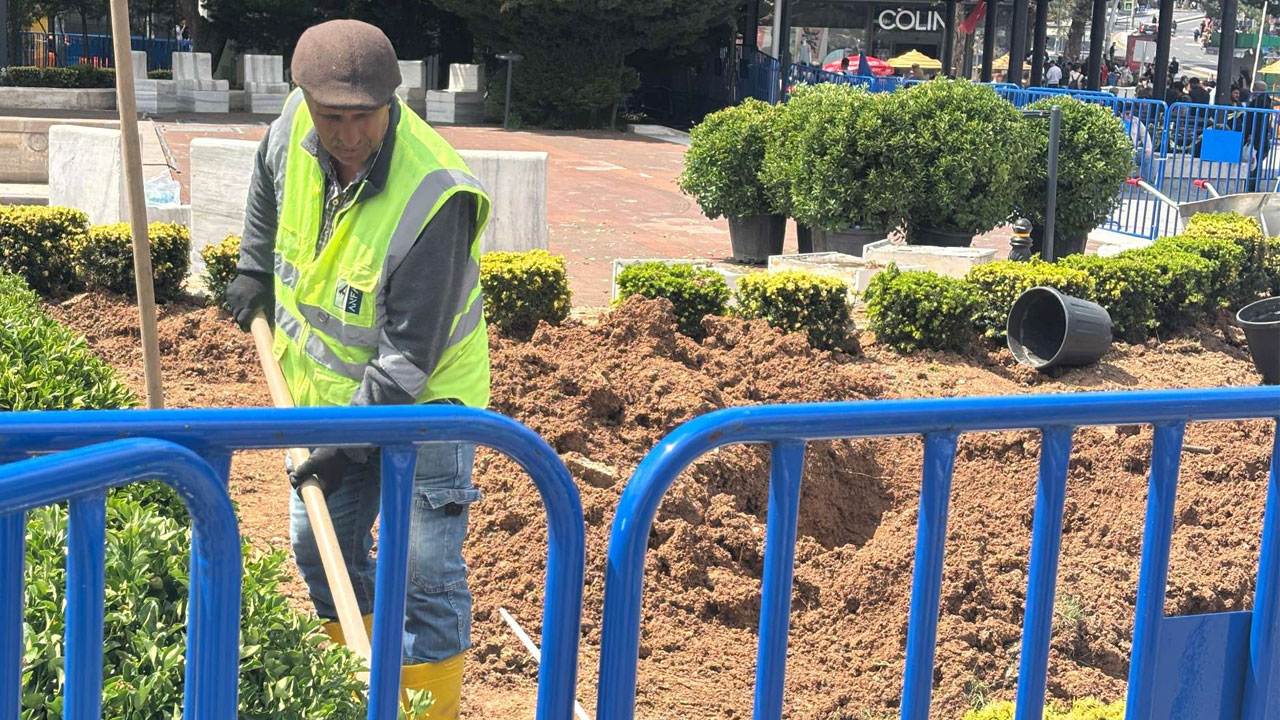 Başkentin yeşil alanlarından biri olan Güvenpark’ta, peyzaj ve çevre düzenleme çalışmaları başladı