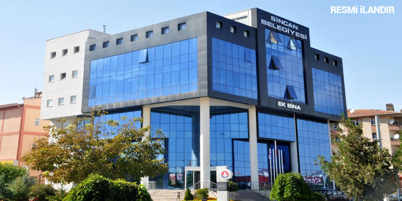 İHALE İLANI SİNCAN BELEDİYE BAŞKANLIĞINDAN