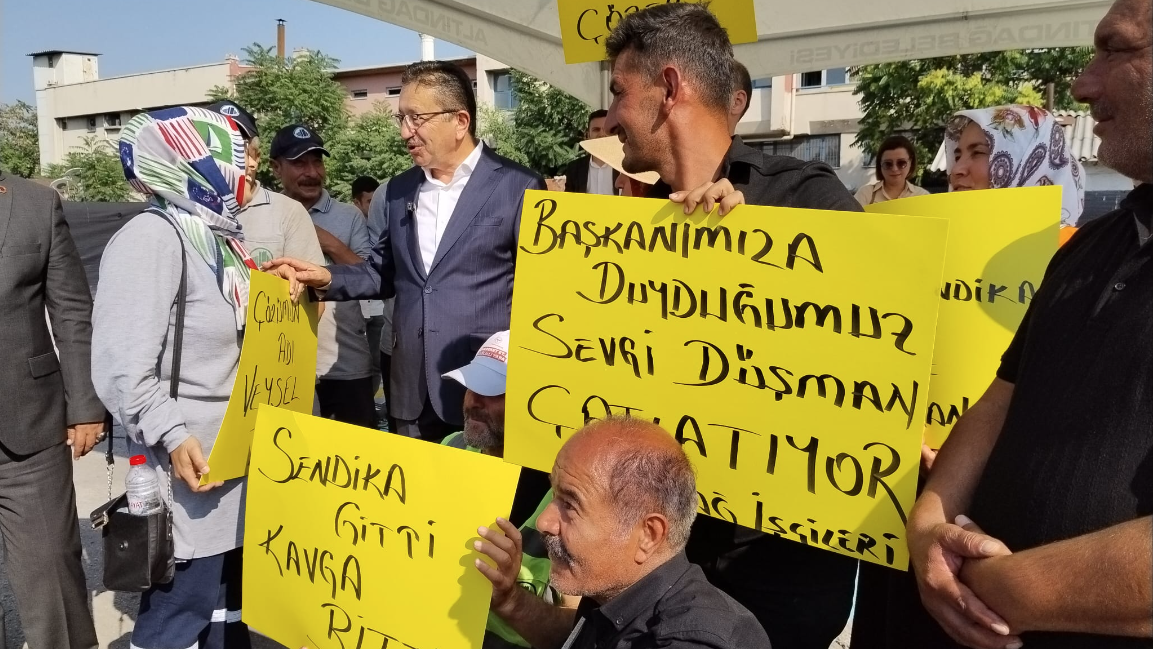 Tiryaki: “Sendika alın terinizi değil, aidatları düşündü” SENDİKA İŞÇİYİ DÜŞÜNMÜYOR