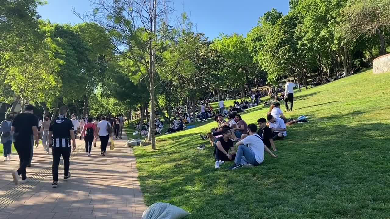 PARKLAR DOLDU TAŞTI