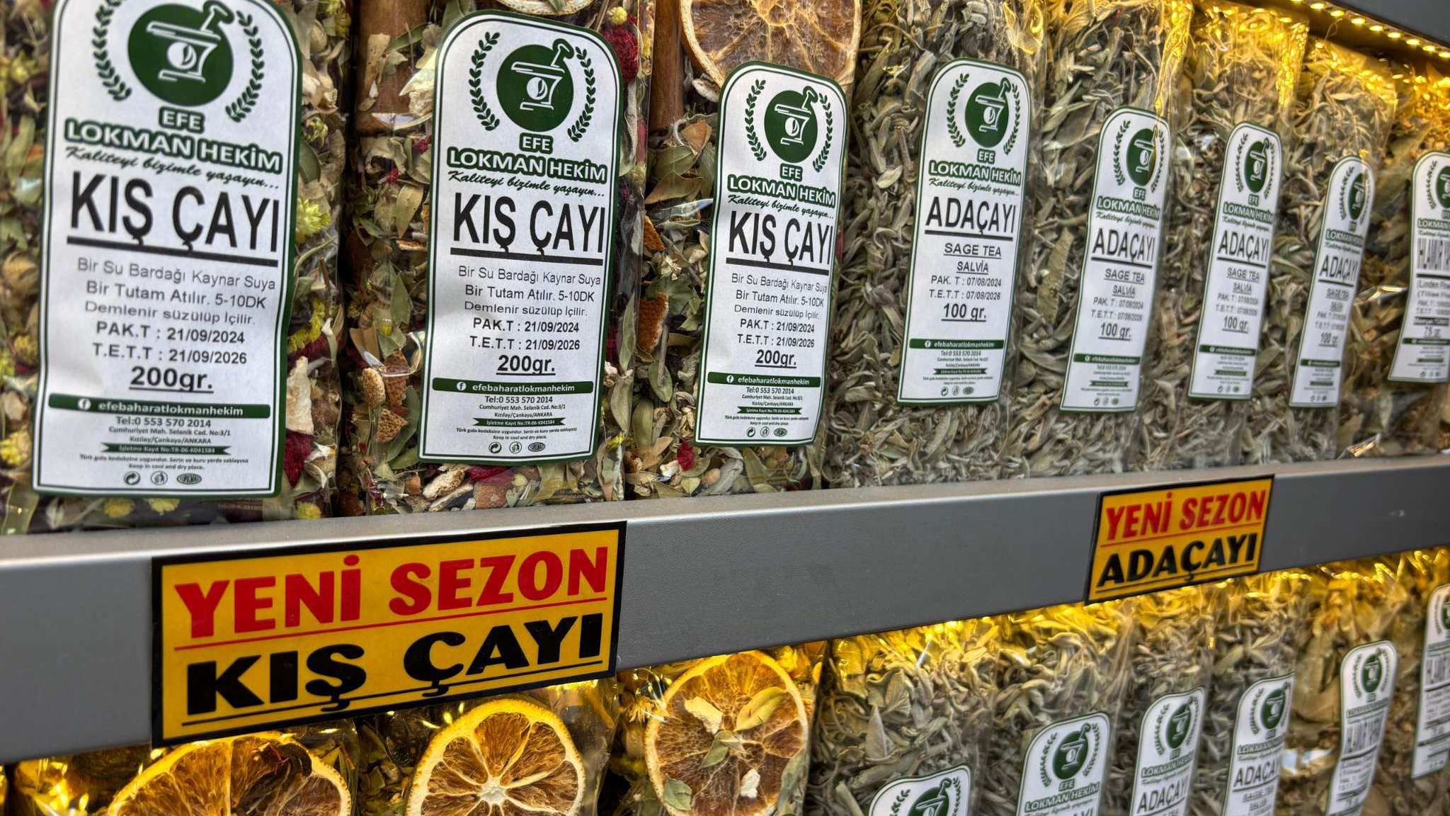 Hava sıcaklıkları düştü: Doğal şifa arayanlar aktarlara yöneldi