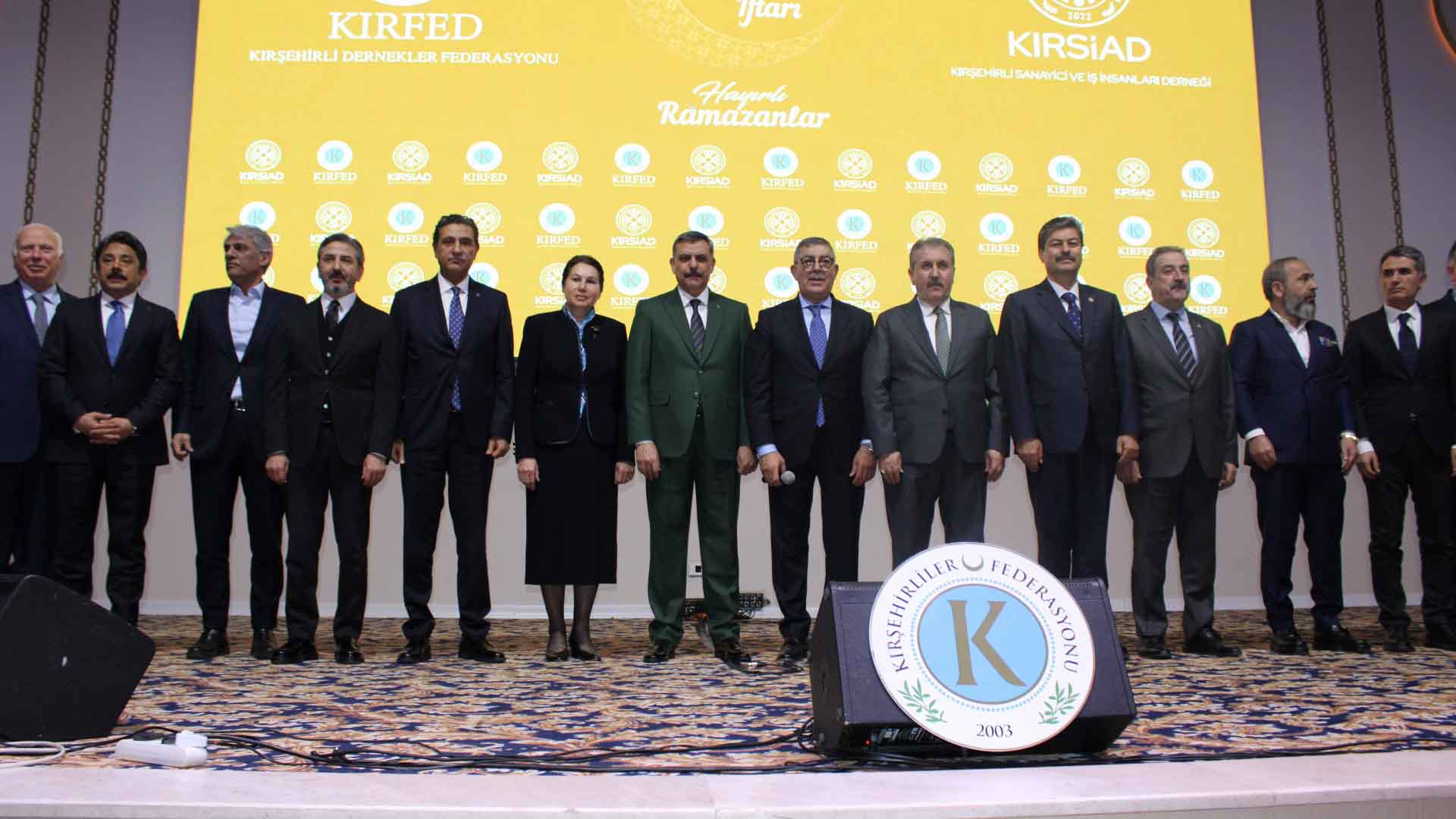KIR-FED ve KIRSİAD’dan geleneksel iftar: Tek yürek, tek ses mesajı
