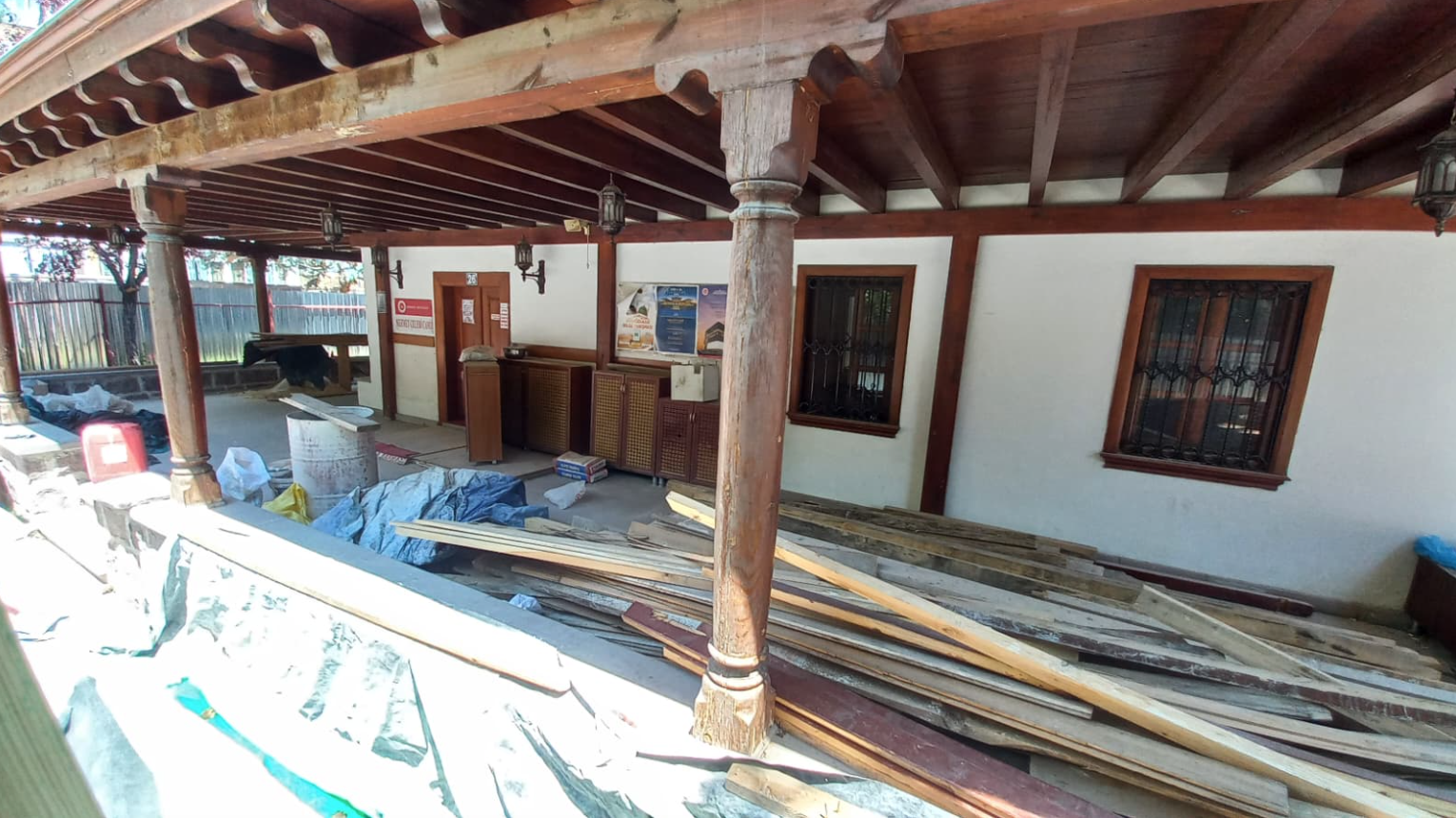 Mehmet Çelebi Camii’nde restorasyon başladı: Çalışmaların Eylül’de tamamlanması planlanıyor