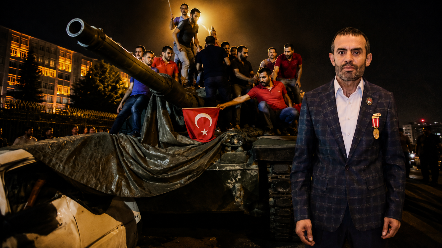 15 Temmuz şehidi Özcan Özsoy'un gazi ağabeyi Tekin Özsoy: “Ya ülke var olacaktı ya da biz ölecektik”