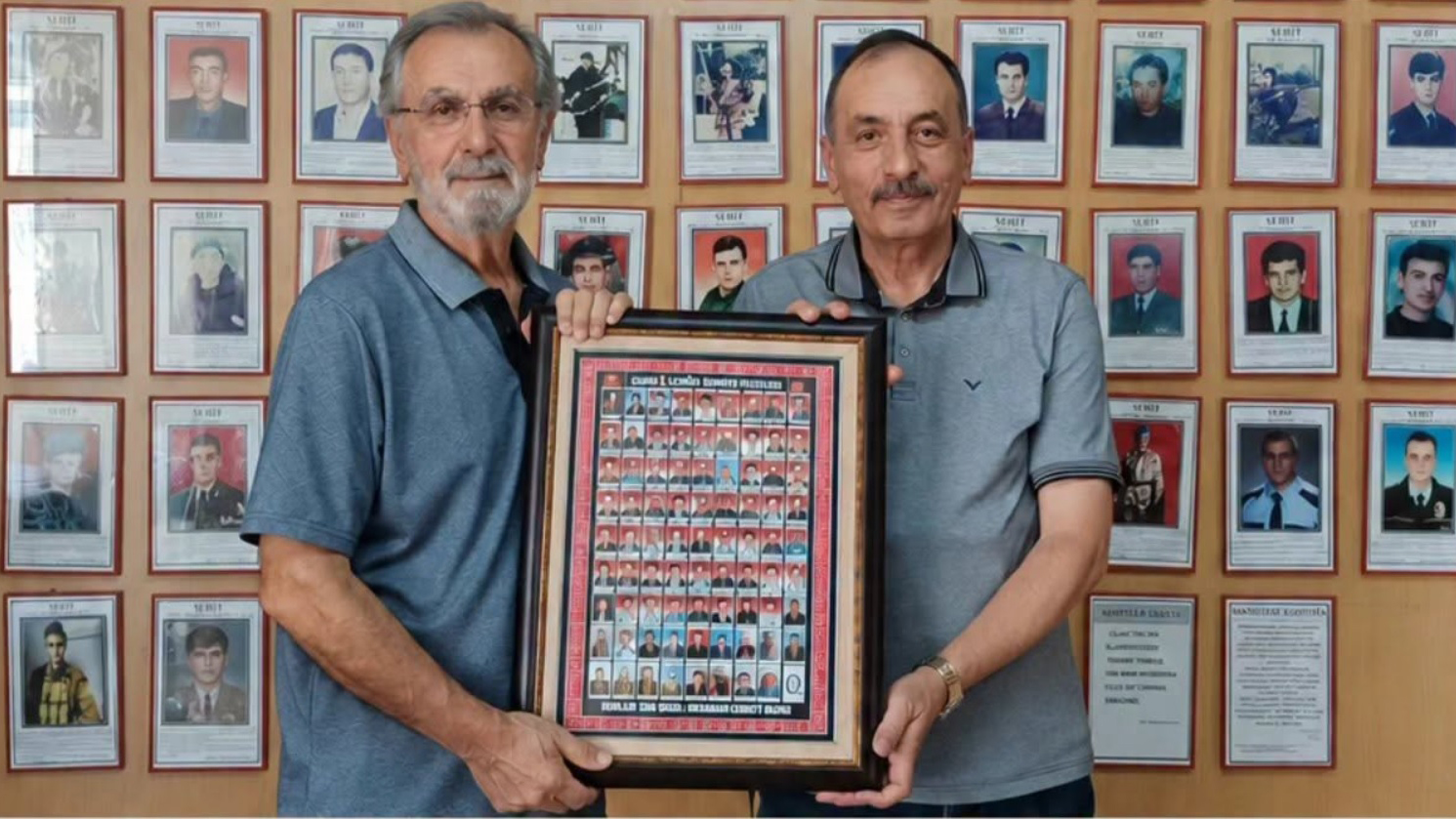80 ŞEHİT AYNI TABLODA