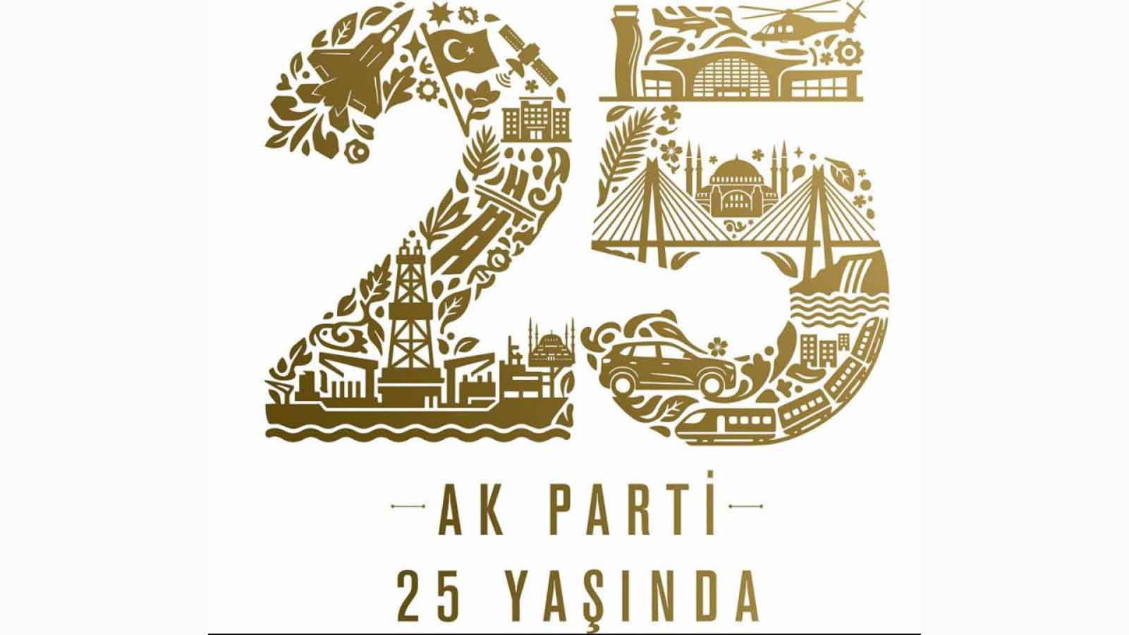 AK PARTİ'DEN '25. YIL' LOGOSU