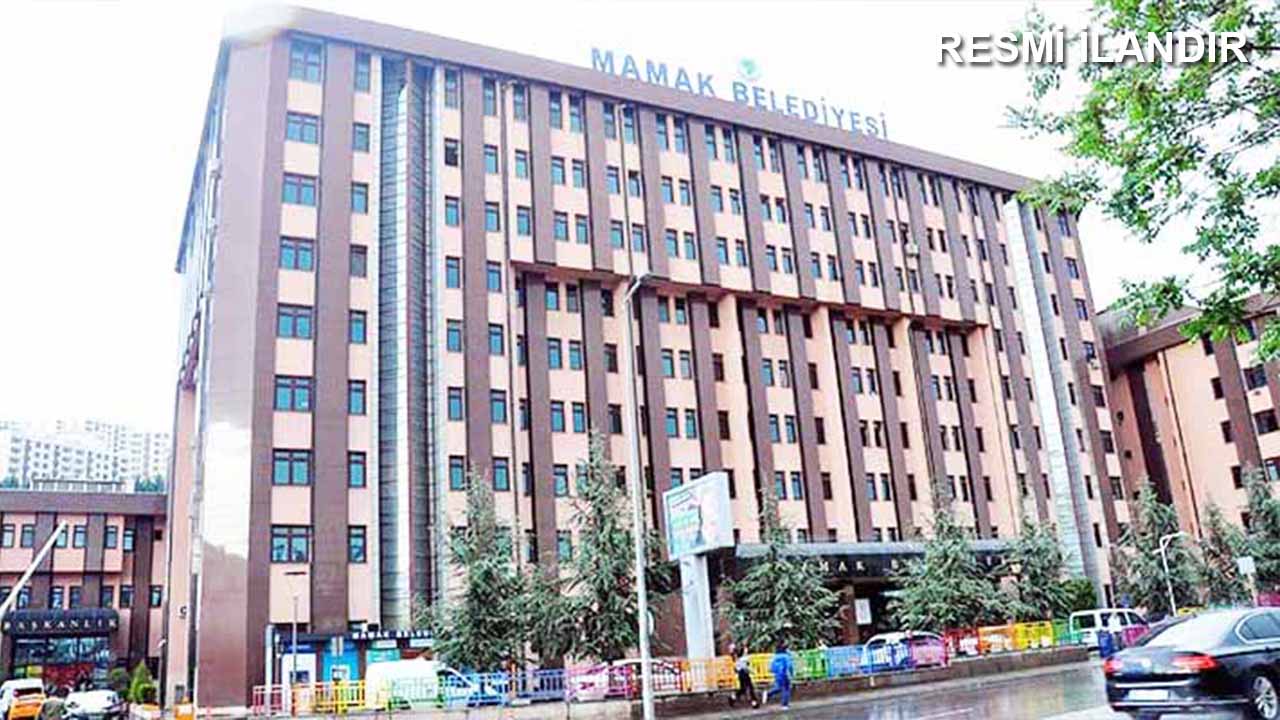 İ L A N MAMAK BELEDİYE BAŞKANLIĞI İMAR VE ŞEHİRCİLİK MÜDÜRLÜĞÜ