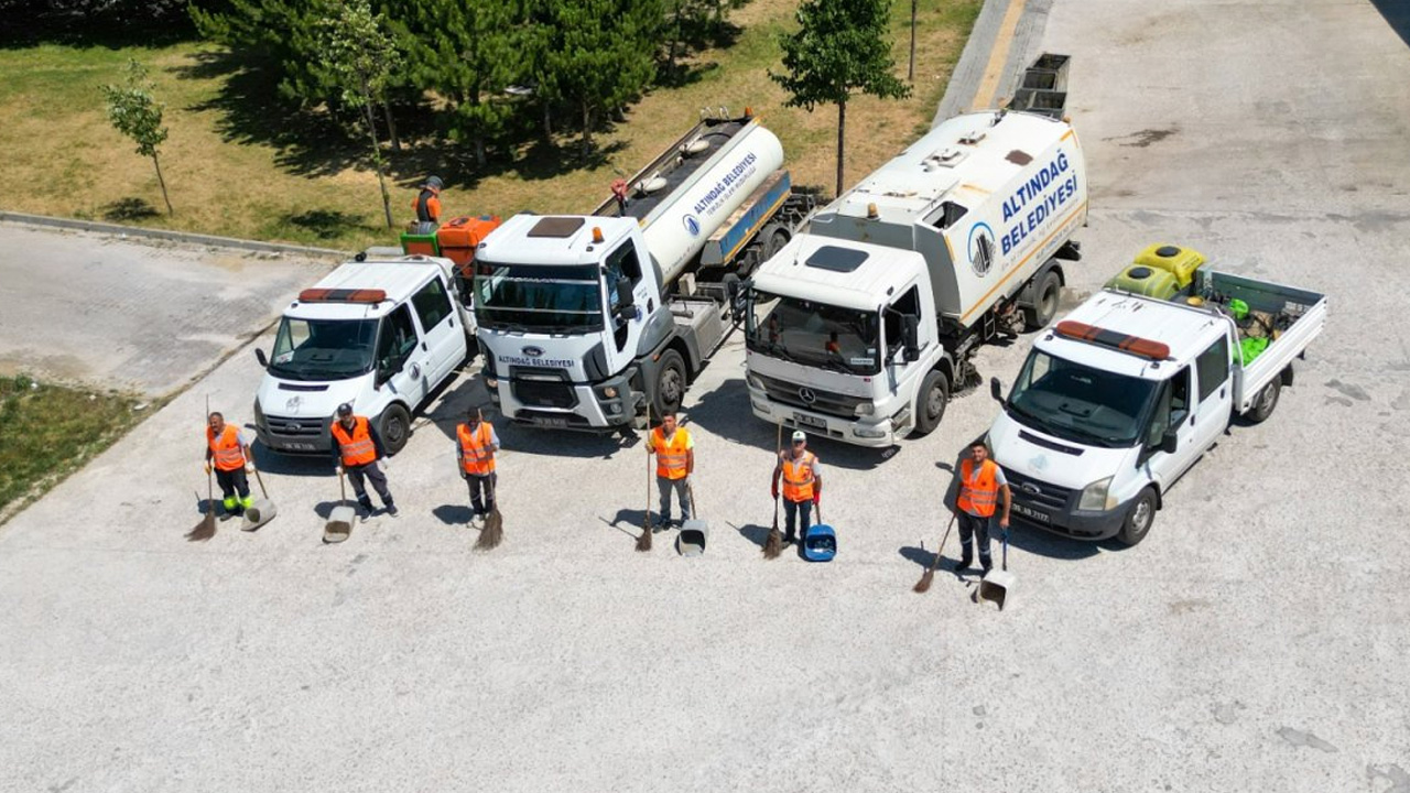 Altındağ'da temizlik seferberliği devam ediyor