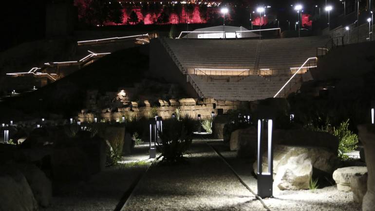 “Roma Tiyatrosu ve Arkeopark Projesi”nde restorasyon çalışmaları tamamlandı