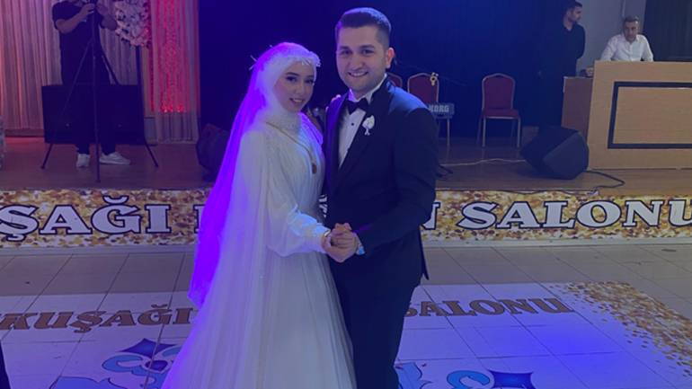 Bedirhan Şahin ve Rabia Arslan çifti Ankara'da dünyaevine girdi